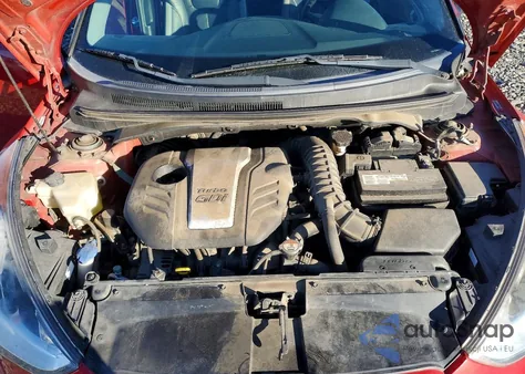 2013 Hyundai Veloster Turbo z USA, uszkodzony, nr VIN KMHTC6AE6DU115617